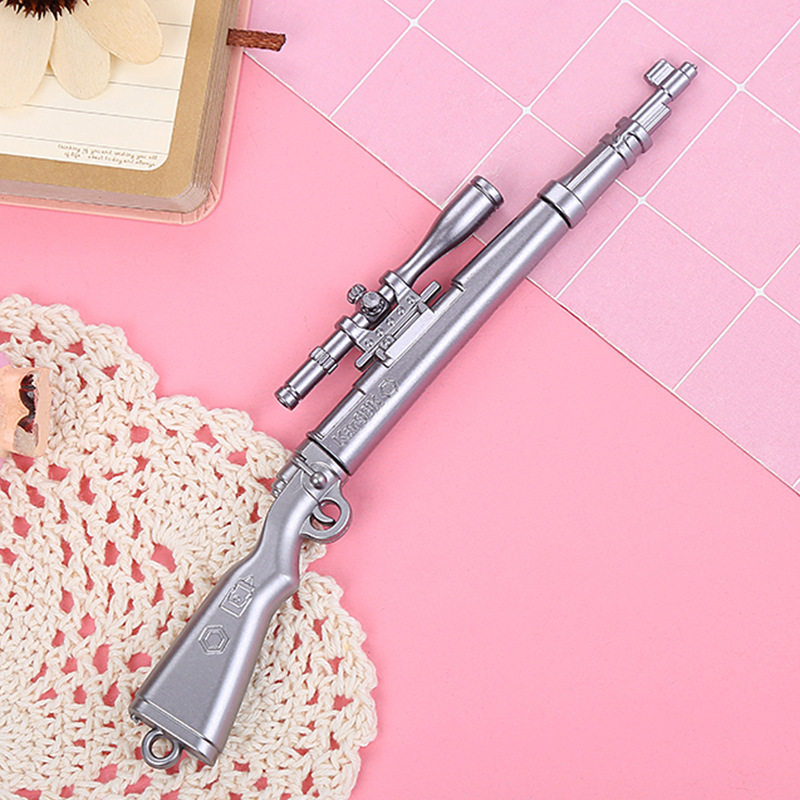 创意步枪中性笔 韩版黑色水性笔 可爱学习文具办公用品签字笔