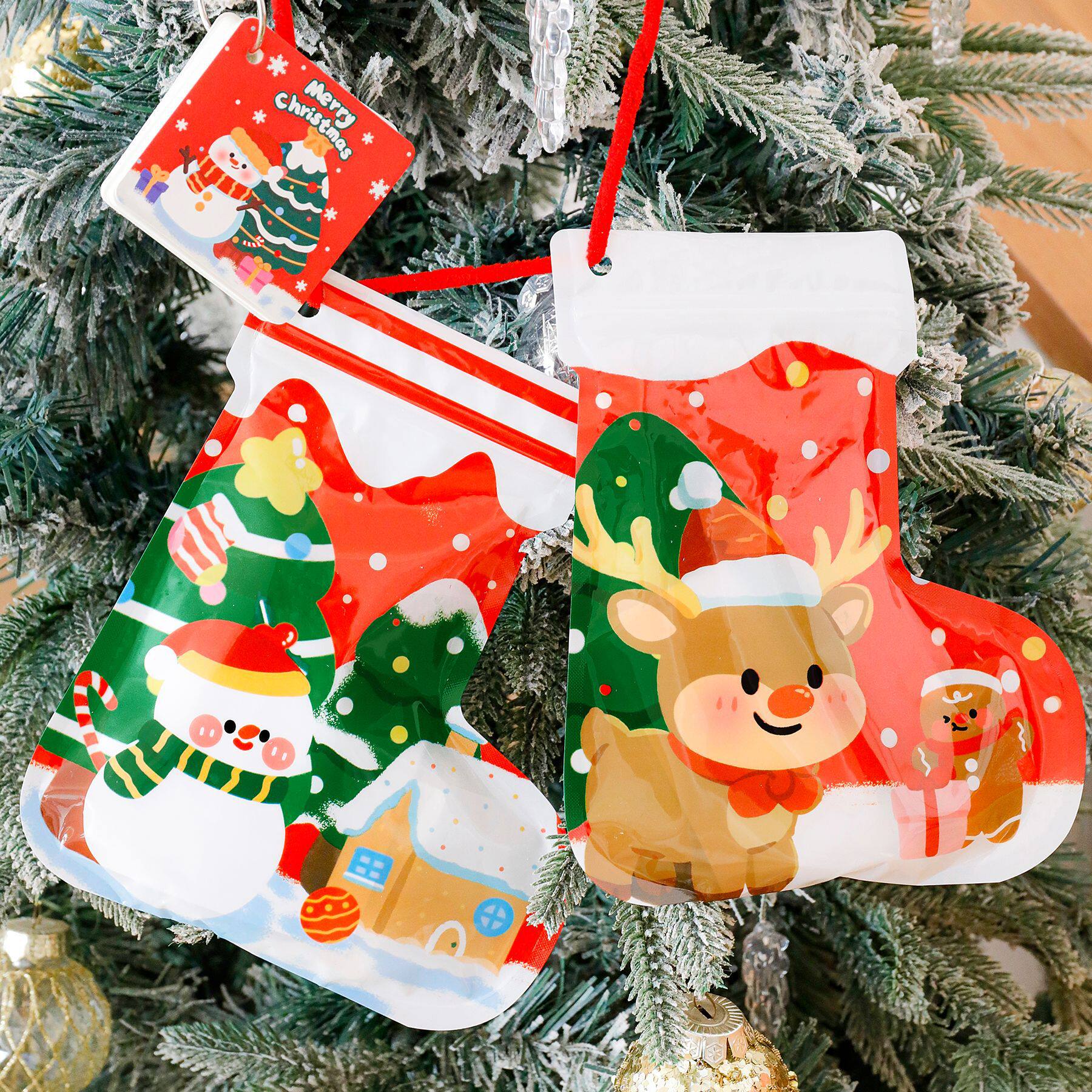 圣诞袜文具盲袋儿童圣诞节文具套装大礼包幸运盲袋奖励礼物小礼品