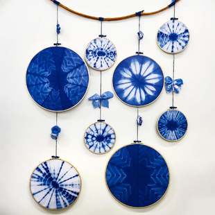 竹绣绷木架扎染手工DIY蜡染竹框工具十字绣圈刺绣绷子固定架支架