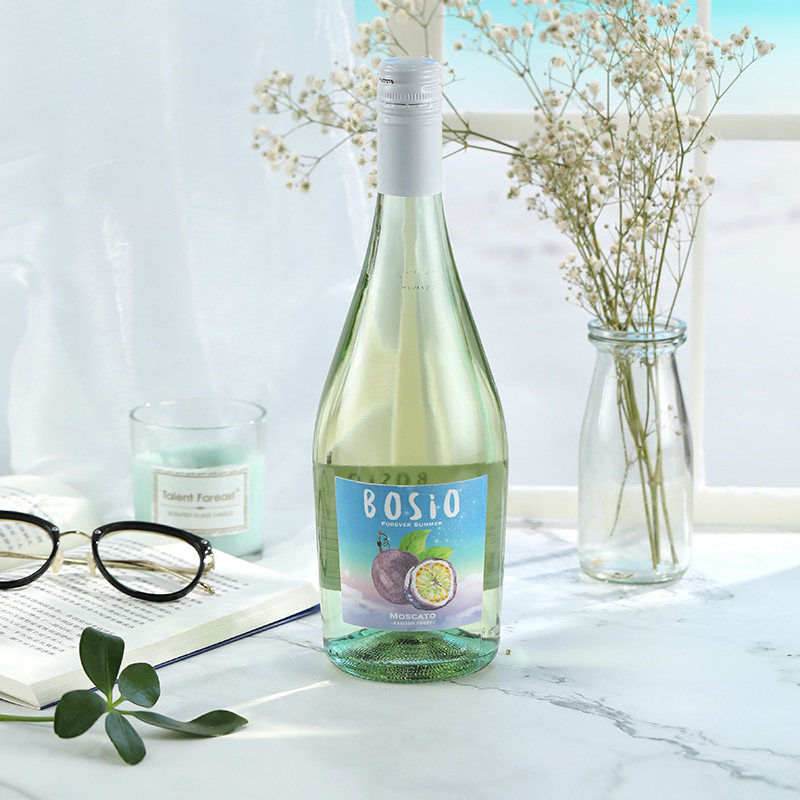 百香果起泡酒#意大利博肖酒庄产莫斯卡托百香果起泡酒#bosio