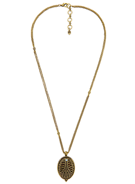 欧美风格碎金缕空宝盒长款颈链