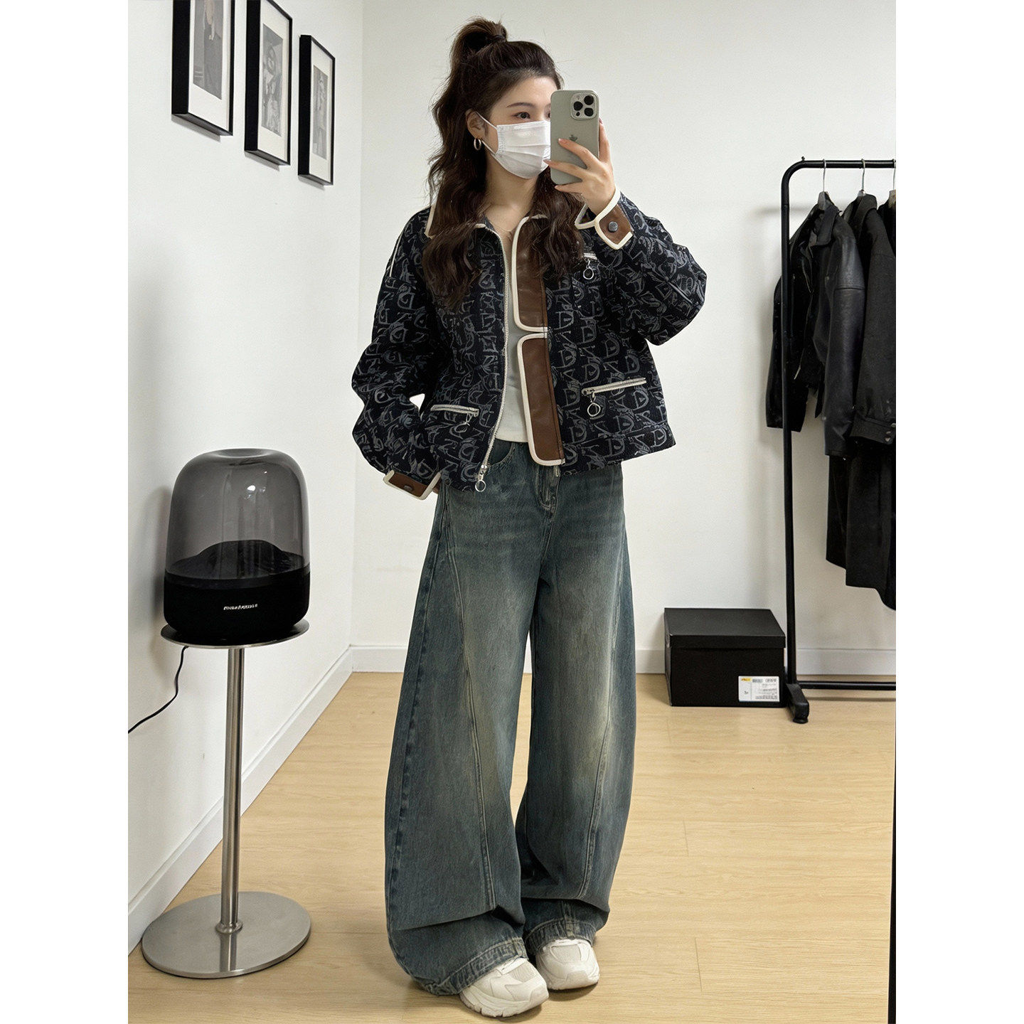 2026年新款长袖春季立领设计感小众时尚小香风外套女高级感短外套