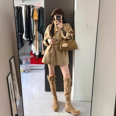 呢子大衣女秋冬款 2025新款 毛呢外套 高级感 小个子短款韩系....