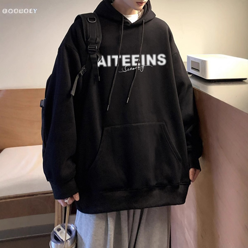 灰色卫衣男2025新款秋冬款加绒美