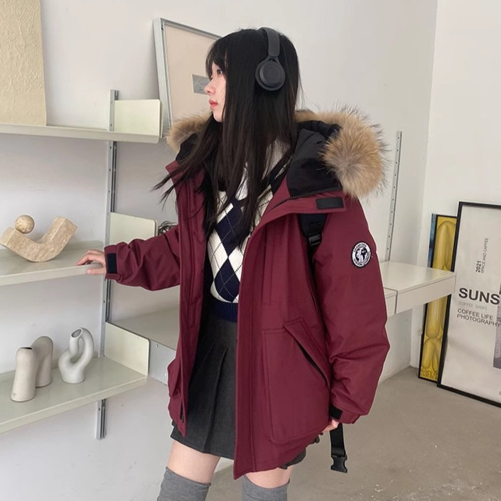 羽绒服女冬季新款韩版休闲宽松小