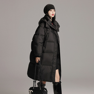90鸭绒2025年冬季新款大牌中长款