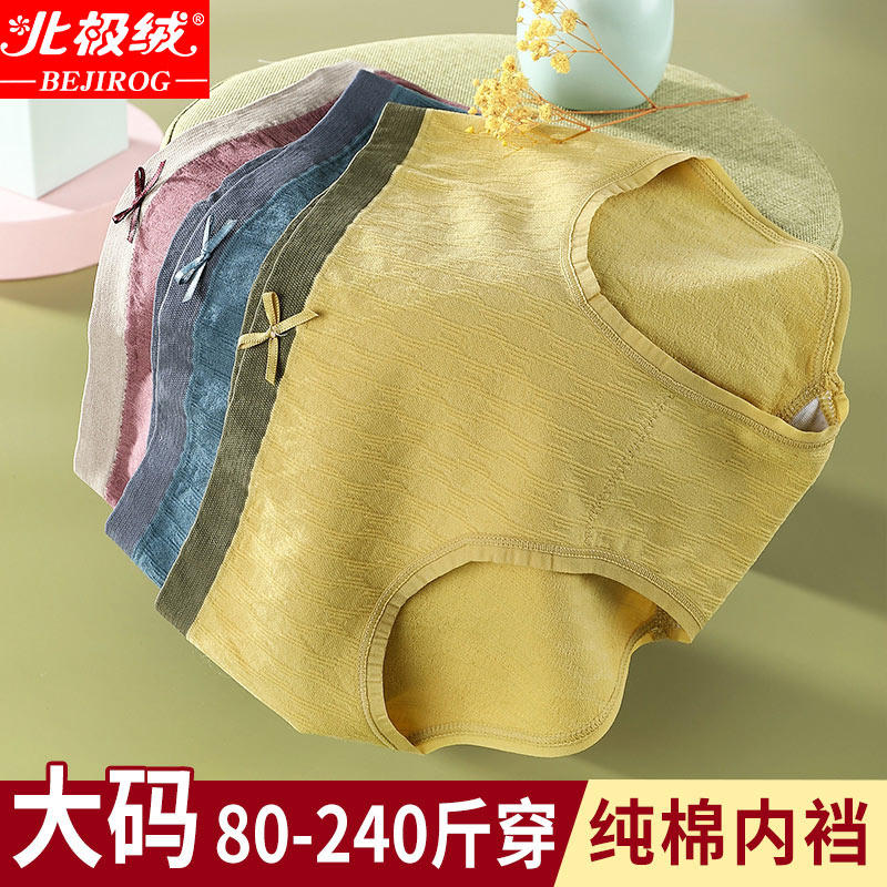 北极绒女士内裤女夏季薄款透气
