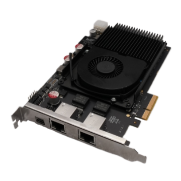 海康工业相机MV-GT1102P 双电口万兆图像采集卡 内存2GB DDR4-RAM