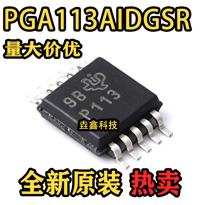 PGA113AIDGSR MSOP10 PGA113AIDGST 丝印P113 放大器 原装直拍