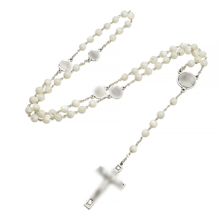 玫瑰念珠6mm珍珠珠母贝 四 大殿 意大利进口配件意卡米诺男女款