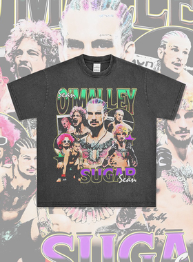 肖恩奥马利Sean O'malley印花短袖T恤男美式vintage宽松纯棉上衣