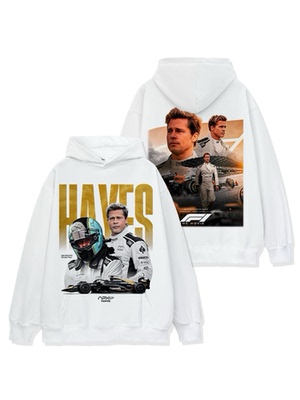 美式复古皮特Brad Pitt印花短袖T恤男女圆领水洗重磅纯棉连帽卫衣