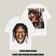 美式 T恤男女宽松oversize半袖 嘻哈说唱TRAVIS SCOTT印花水洗短袖