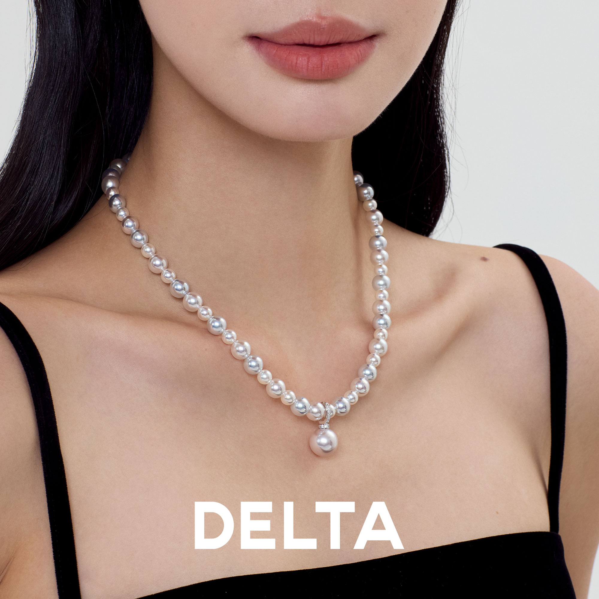 女式珍珠项链串珠毛衣链