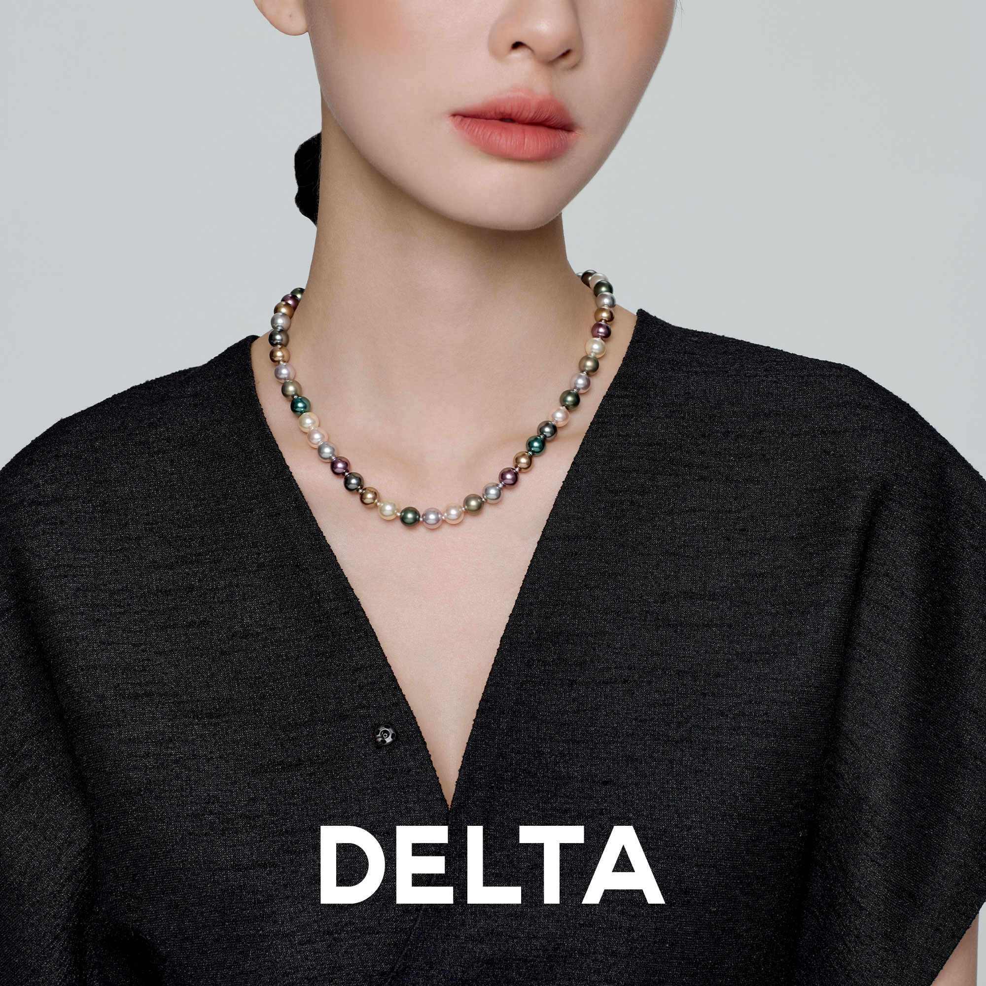 DELTA混彩大溪地珍珠项链