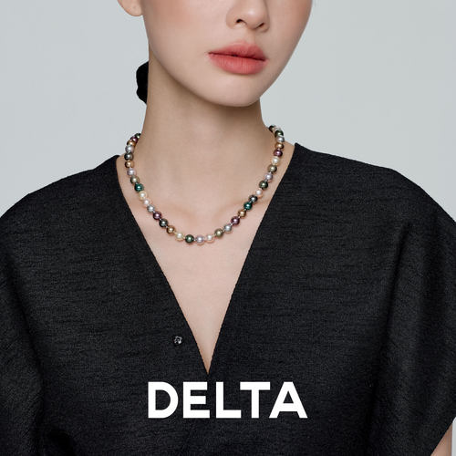 DELTA混彩大溪地珍珠项链