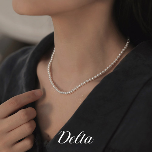 DELTA14K包金珍珠项链女高级感