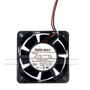05W B70 25MM NMB风扇 变频器风扇 2410ML 0.25A 原装 24V