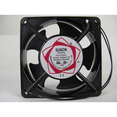 SUNON DP200A交流风机2123HSL 220V 12038机柜散热风扇12厘米