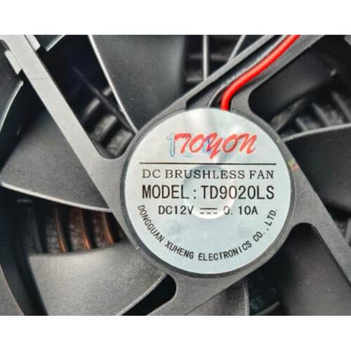 全新TONON TD9020LS 12V 0.10A 9025酒店冰箱 静音散热风扇