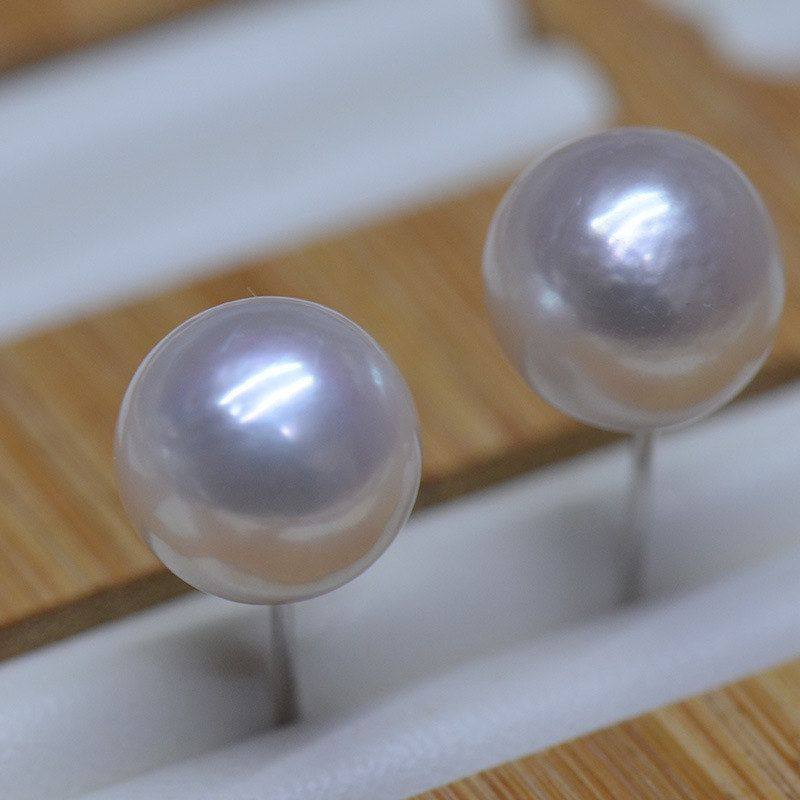 4A淡水爱迪生近正圆微瑕珍珠耳钉925纯银耳针8-9-10-11-12-13mm,珠宝/钻石/翡翠,耳饰,淘宝优惠券,粉丝福利购,淘宝优惠卷