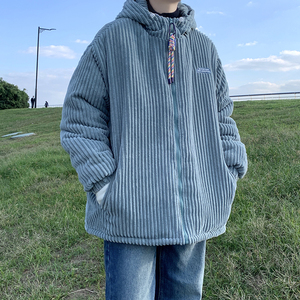 冬新款学生情侣棉服灯芯绒加厚夹棉彩虹挂件213-1 p138控158 my18,男装棉衣,星座213-1