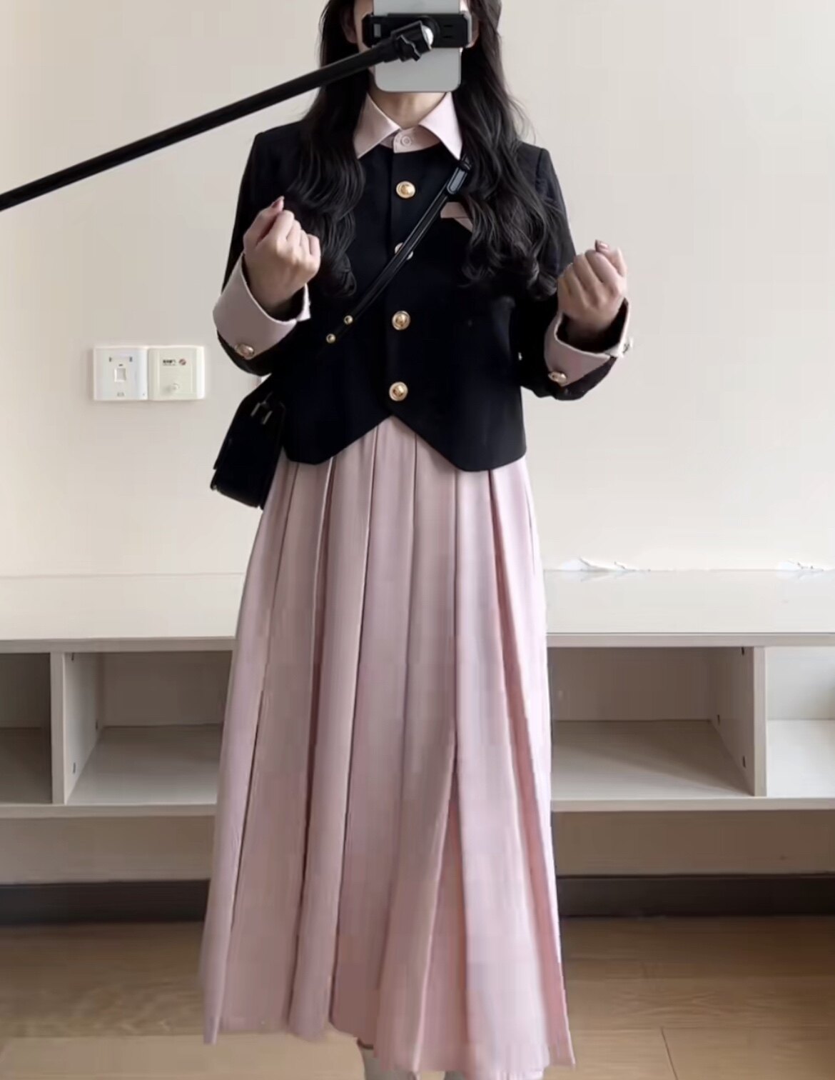 小斯是150法式小香风套装女早时尚套装