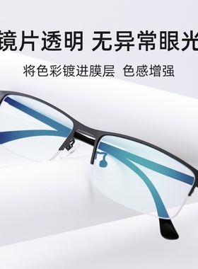 新款正品红绿色盲色弱眼镜矫正透明无色框架近视老花眼睛辩色专用