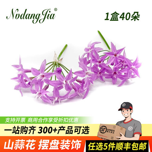 新鲜山蒜花食用花璀璨花装饰鲜花