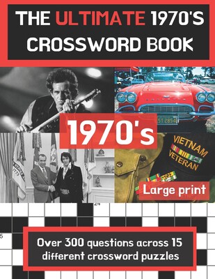 【预售】the ultimate 1970s crossword book: perfect gift for