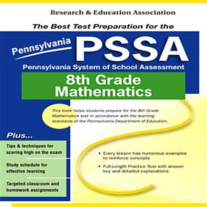 [Advance sale] PSSA-Pennsylvania System of School Assessment 8th Grade Mathematics : The Best Test Preparation for thein the Books/Magazine/Newspaper , Imported Books(Including Hong Kong and Taiwan) , Culture class original book  category - from Buy2taobao.com to provide professional Taobao agent buy service