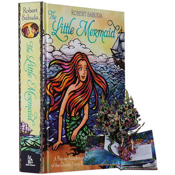 英文原版 小美人鱼 立体书  the little mermaid 迪士尼经典童话