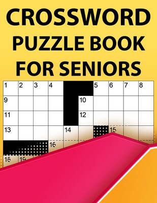 【预售】crossword puzzle book for seniors: crossword puzzle book