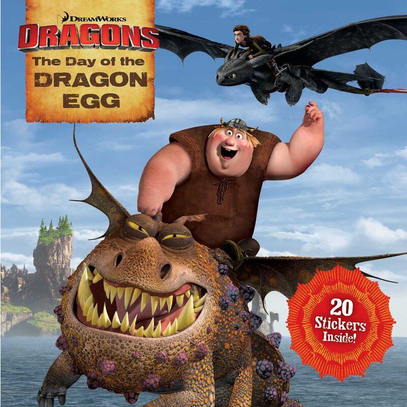英文原版 how to train your dragon 2: 8*8 plus picture book: the