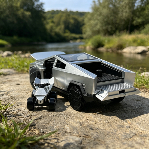特斯拉ModelX合金惯性玩具车