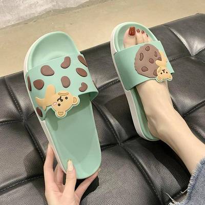 拖鞋女夏外穿时尚少女心沙滩凉拖居家用洗澡防滑一字拖潮0618d