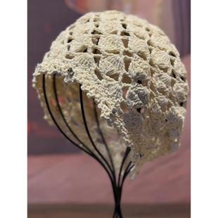 空心钩针编织包头帽2026夏薄韩式多功能露脸小帽春女士帽子0123k