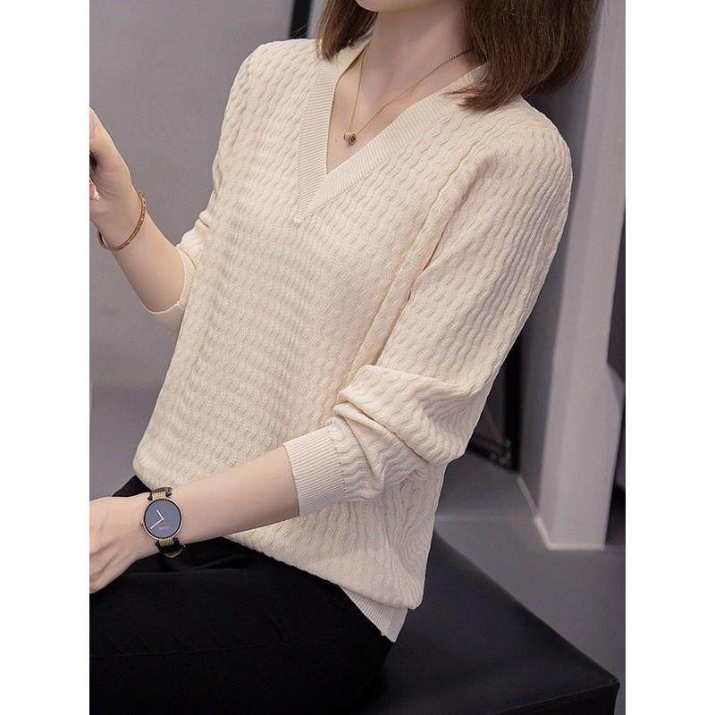 针织打底衫女士春秋春2026年新款大码v领时尚洋气内搭毛衣上0119e,女装/女士精品,毛衣,淘宝优惠券,粉丝福利购,淘宝优惠卷