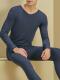 衬衣衬裤 季 年打底无痕保暖内衣1123h 男莫代套装 秋衣秋裤