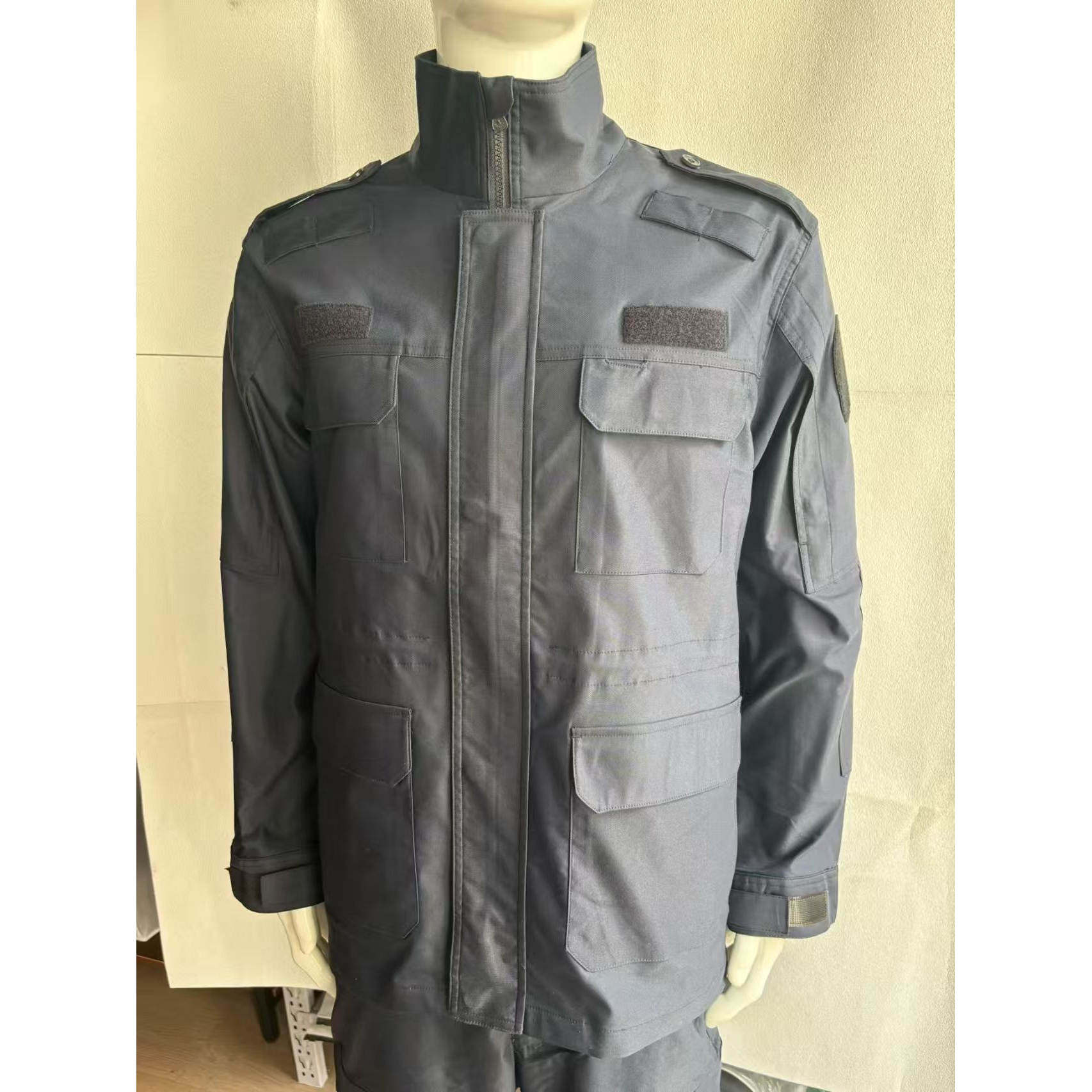 新款高含棉四口袋勤务服春秋作训服长袖工作装制服单位安保服套装