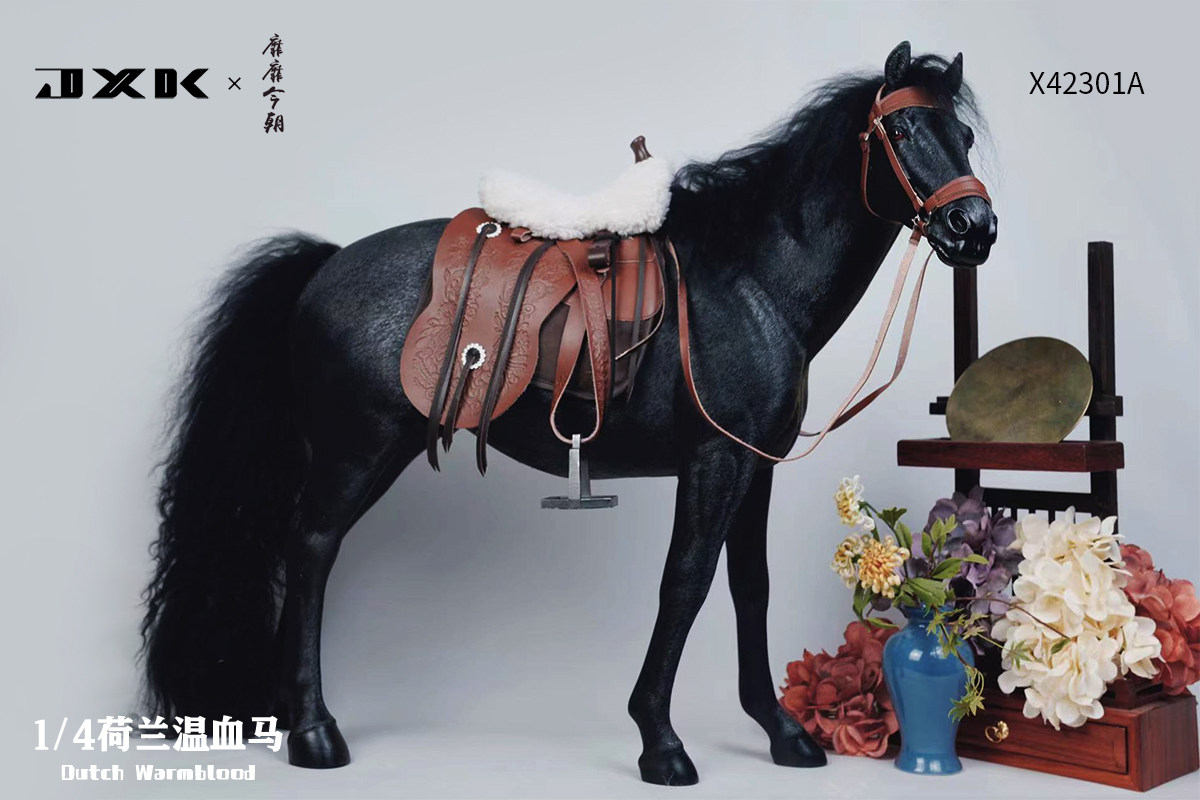 现货jxk&靡靡今朝 荷兰温血马 x32301:1/3 &1/4 静态动物模型