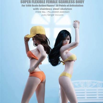 现货 TBLeague 1/6 高挑型包胶女素体 PLLB2021-S40/41 可动兵人