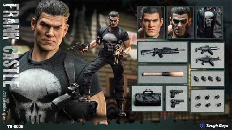 现货 tough guys 1/6 frank castle 弗兰克·卡斯特 可动人偶