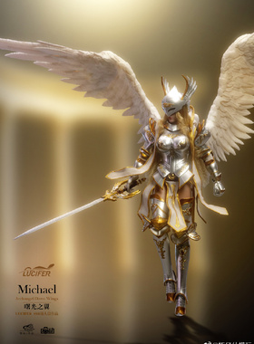 现货 路西法 1/12 曙光之翼 大天使长 米迦勒 LXF2311 可动人偶