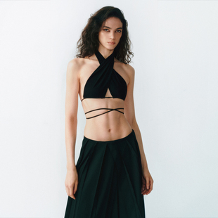 舒适无压贴身款 交叉绑带设计美背性感透气 AW25网纱内衣 LUCENCY