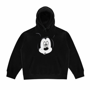 米奇头像做旧复古带帽国潮宽松情侣卫衣套头帽衫 ROCKY ASAP AWGE