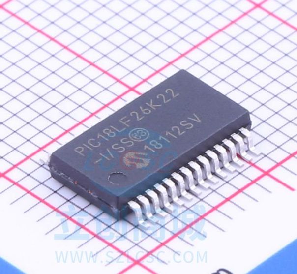 原装 假一赔十 pic18f26k22t-i/ss pic18f26k22-i ssop-28 单片机