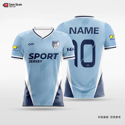 赛客足球服定制透气短袖比赛服