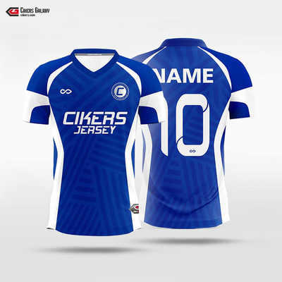 赛客足球服定制热升华短袖比赛服