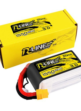 ACE 格氏Tattu R-LINE金砖3.0 4S 1300/1550/ 120C穿越机FPV电池